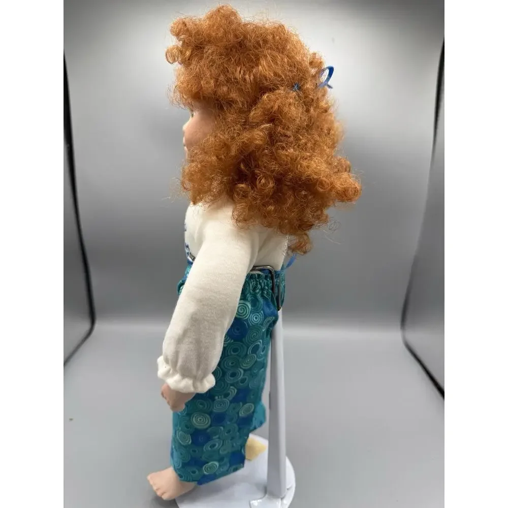 1996 IDMA Florida Tammy Doll Red Hair Green Eyes Artist Doll 14”